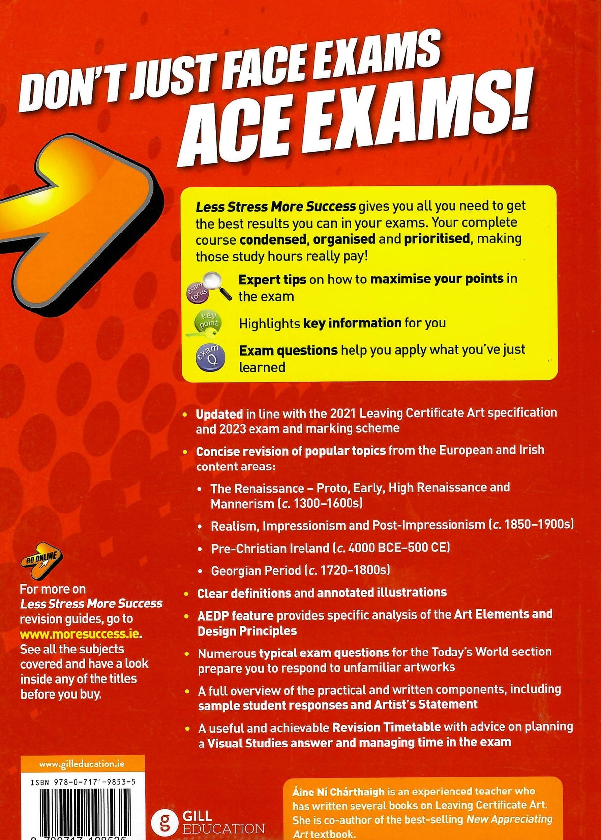 ■ Less Stress More Success - Leaving Cert - Art: Visual Studies by Gill Education on Schoolbooks.ie