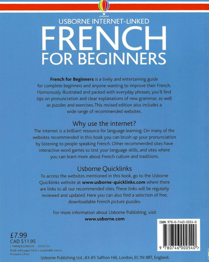 French for Beginners by Usborne Publishing Ltd on Schoolbooks.ie