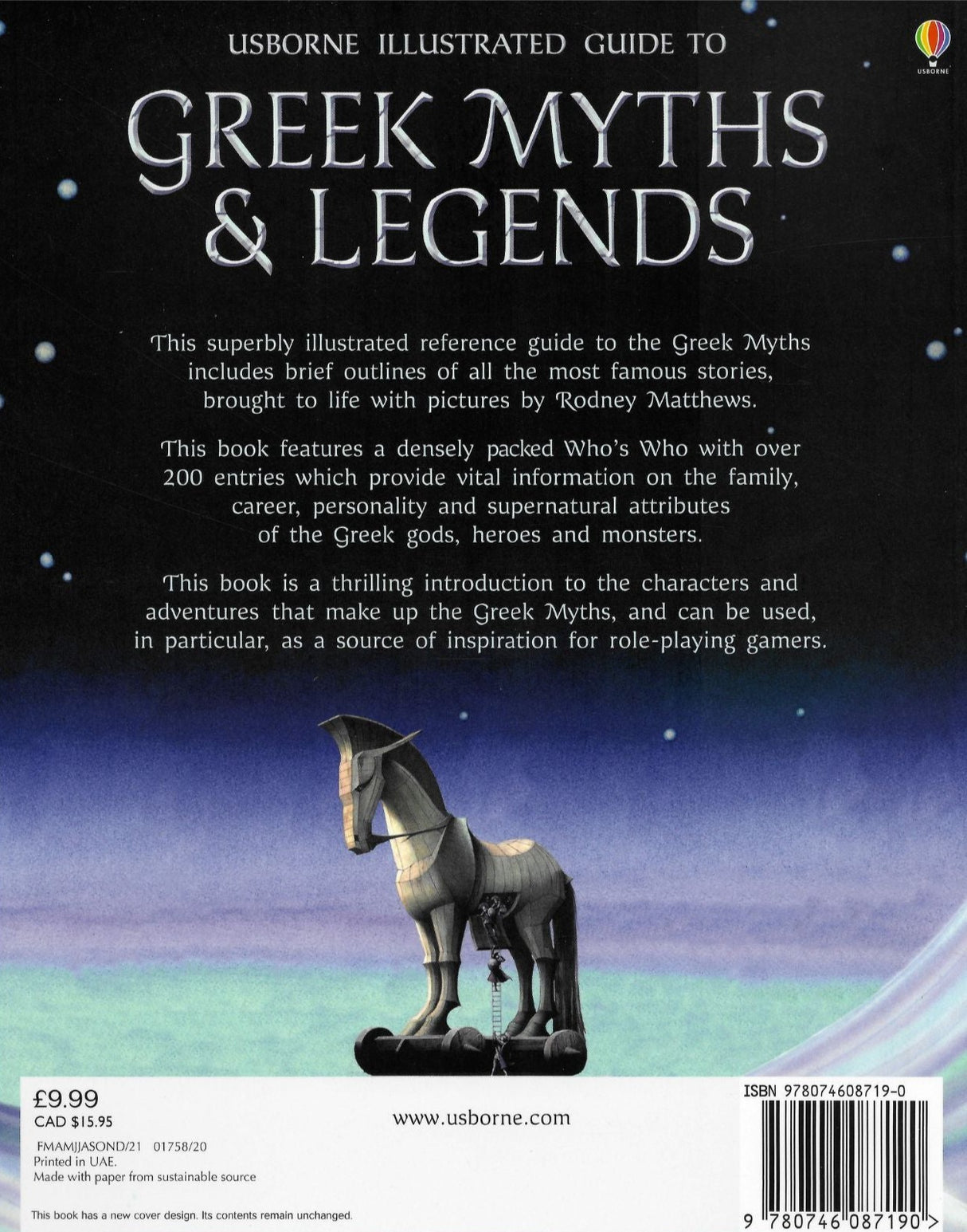 Greek Myths & Legends by Usborne Publishing Ltd on Schoolbooks.ie