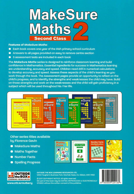 Make Sure Maths 2 by Outside the Box on Schoolbooks.ie