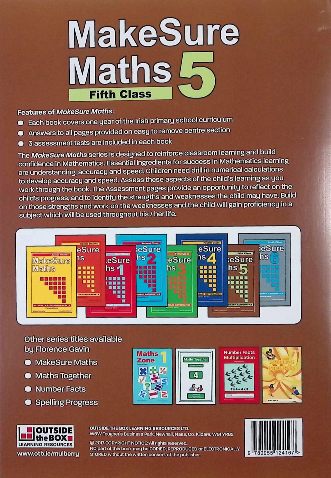 Make Sure Maths 5 by Outside the Box on Schoolbooks.ie