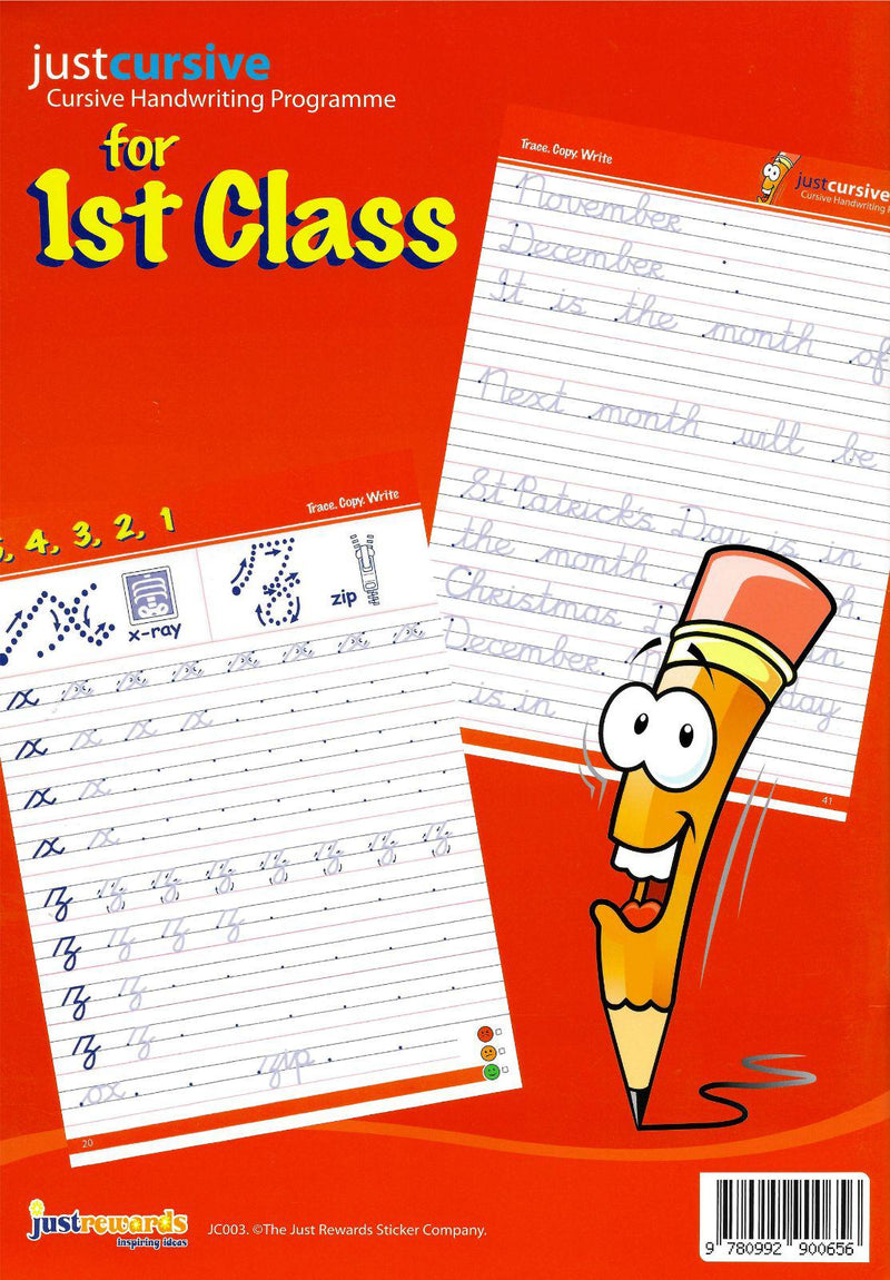 Just Cursive - Handwriting - 1st / First Class by Just Rewards on Schoolbooks.ie