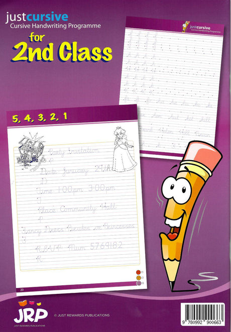 Just Cursive - Handwriting - 2nd / Second Class by Just Rewards on Schoolbooks.ie