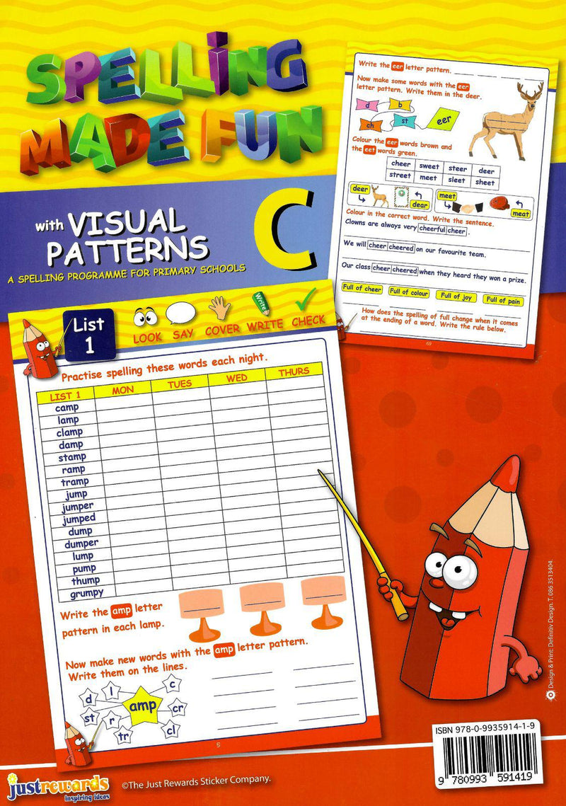 Spelling Made Fun Pupils Workbook C - 2nd Class by Just Rewards on Schoolbooks.ie