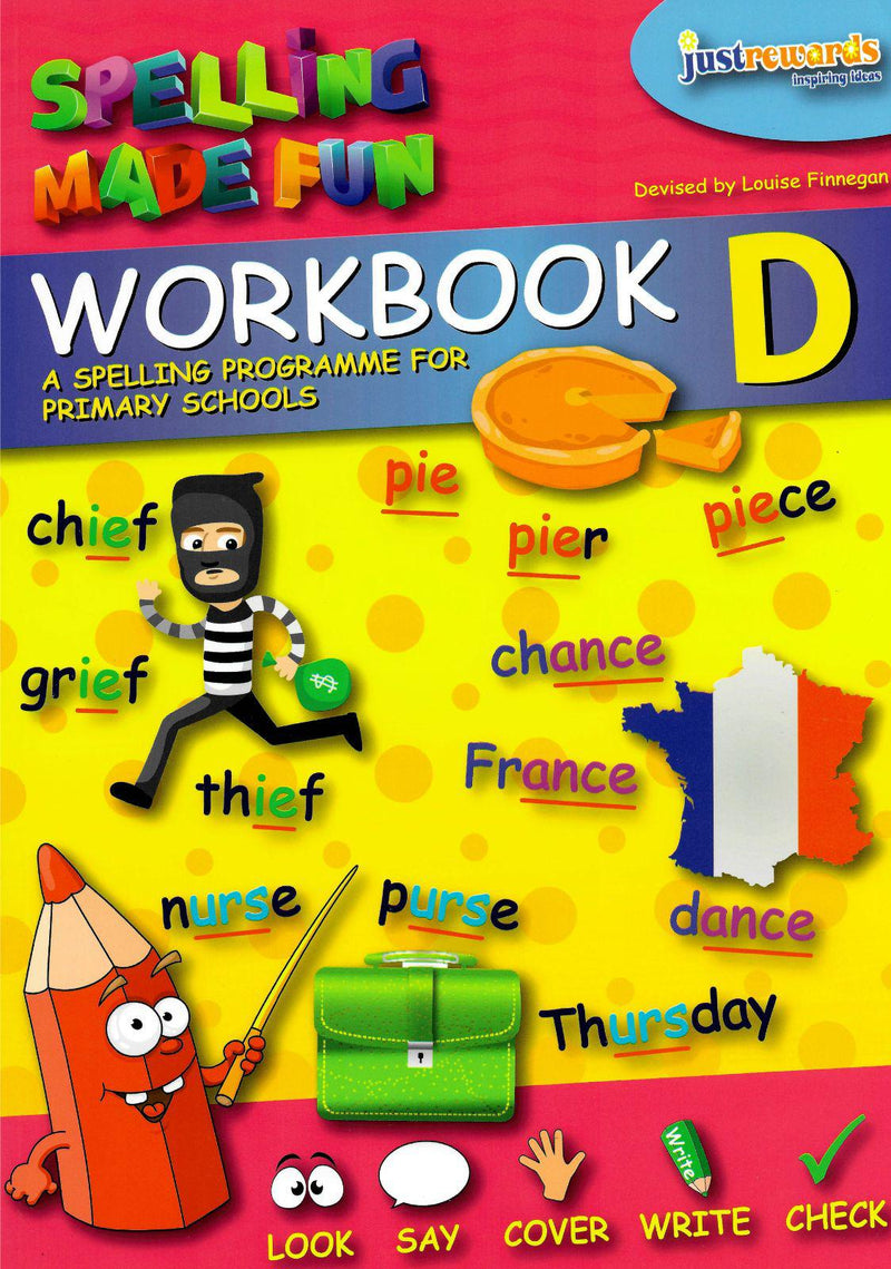 Spelling Made Fun Pupils Workbook D - 3rd Class by Just Rewards on Schoolbooks.ie