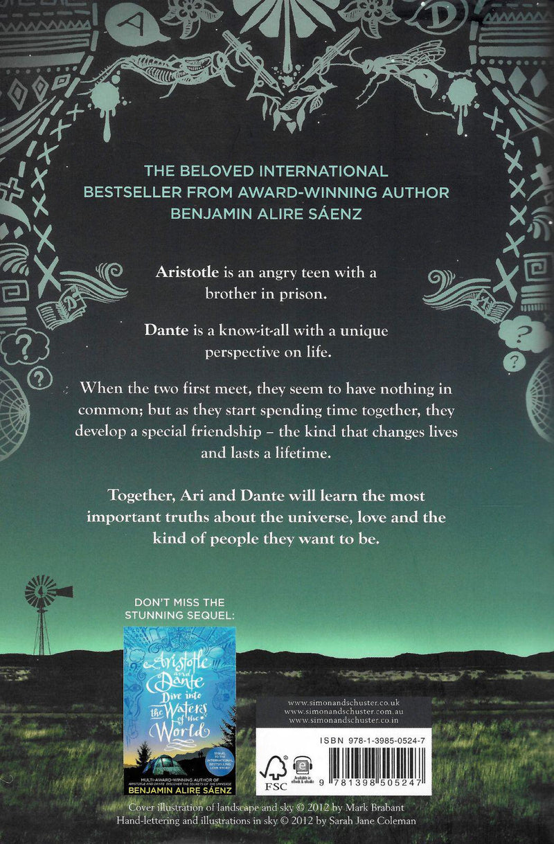■ Aristotle and Dante Discover the Secrets of the Universe - The multi-award-winning international bestseller by Simon & Schuster on Schoolbooks.ie