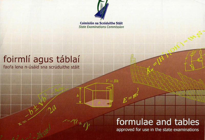 Maths Formulae & Log Tables (1st - 6th Year) by An Gum on Schoolbooks.ie
