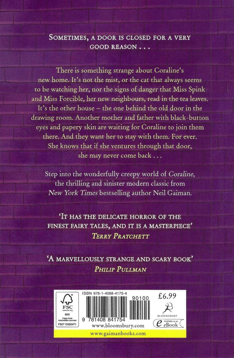 Coraline by Bloomsbury Publishing on Schoolbooks.ie