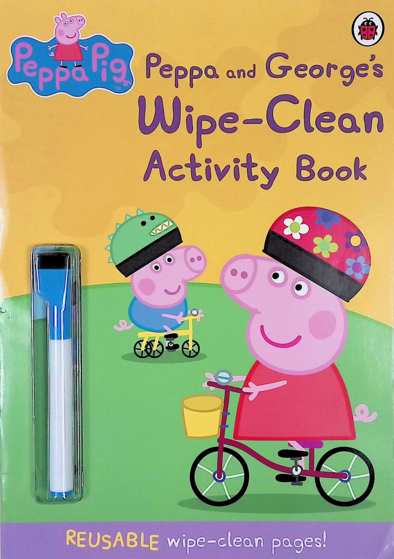 Peppa Pig - Peppa and George's Wipe-Clean Activity Book by Ladybird on Schoolbooks.ie