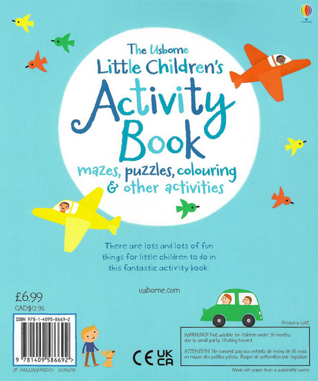 Little Children's Activity Book with Mazes, Puzzles and Colouring by Usborne Publishing Ltd on Schoolbooks.ie