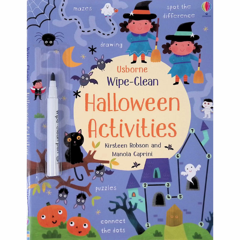 Wipe-Clean Halloween Activities by Usborne Publishing Ltd on Schoolbooks.ie