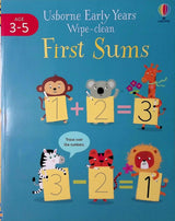 ■ Usborne Early Years - First Sums - Wipe-Clean by Usborne Publishing Ltd on Schoolbooks.ie