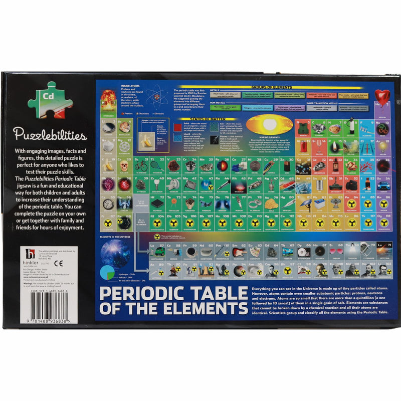 500 Piece Children's Jigsaw - Periodic Table by Hinkler on Schoolbooks.ie