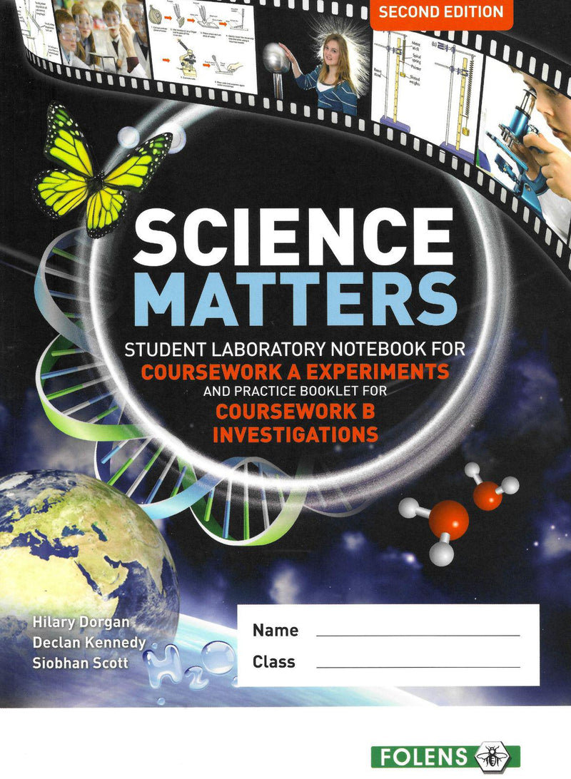 Science Matters - Laboratory Notebook - 2nd Edition by Folens on Schoolbooks.ie