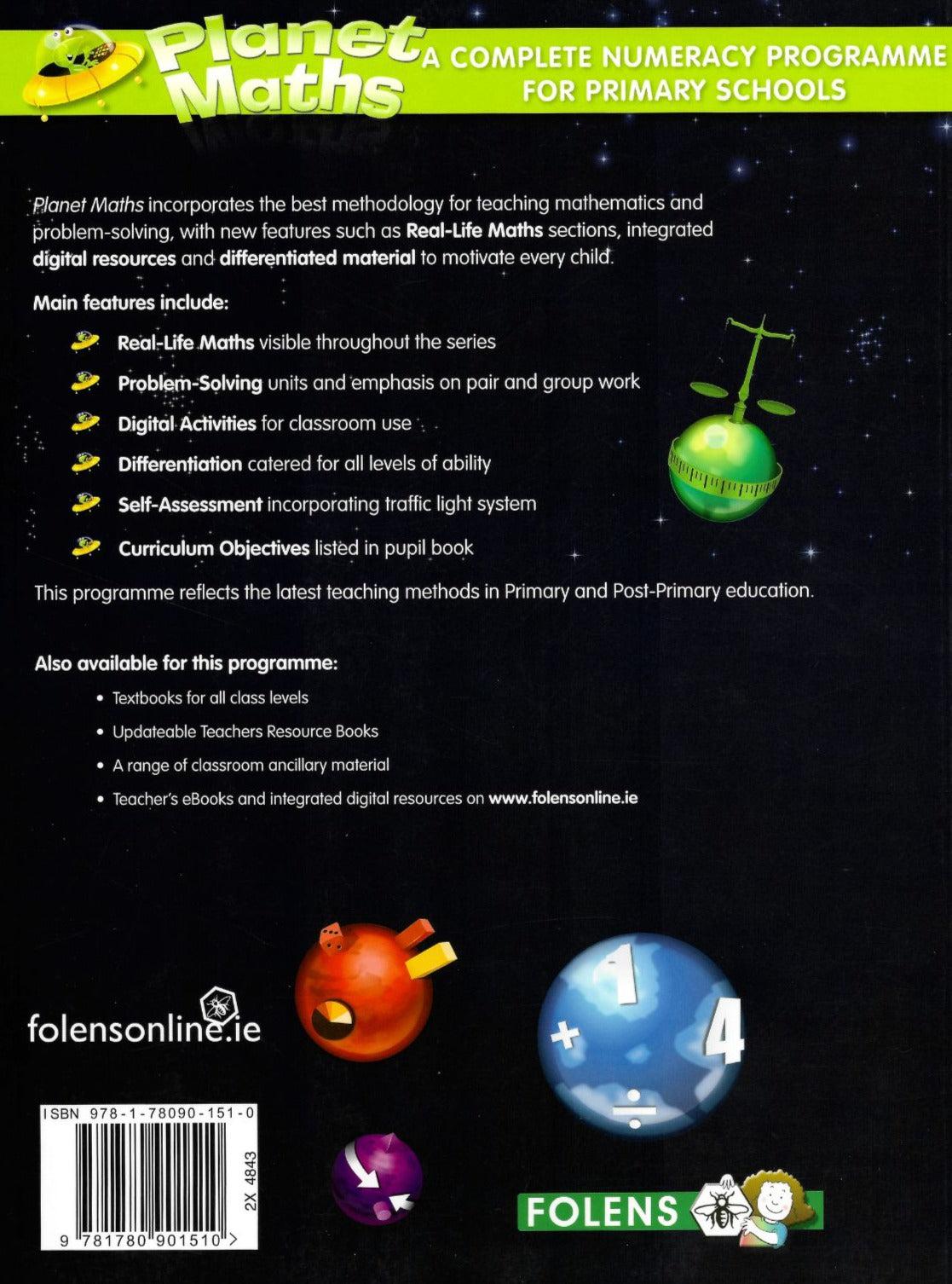 Planet Maths - 5th Class - Satellite Activity Book by Folens on Schoolbooks.ie