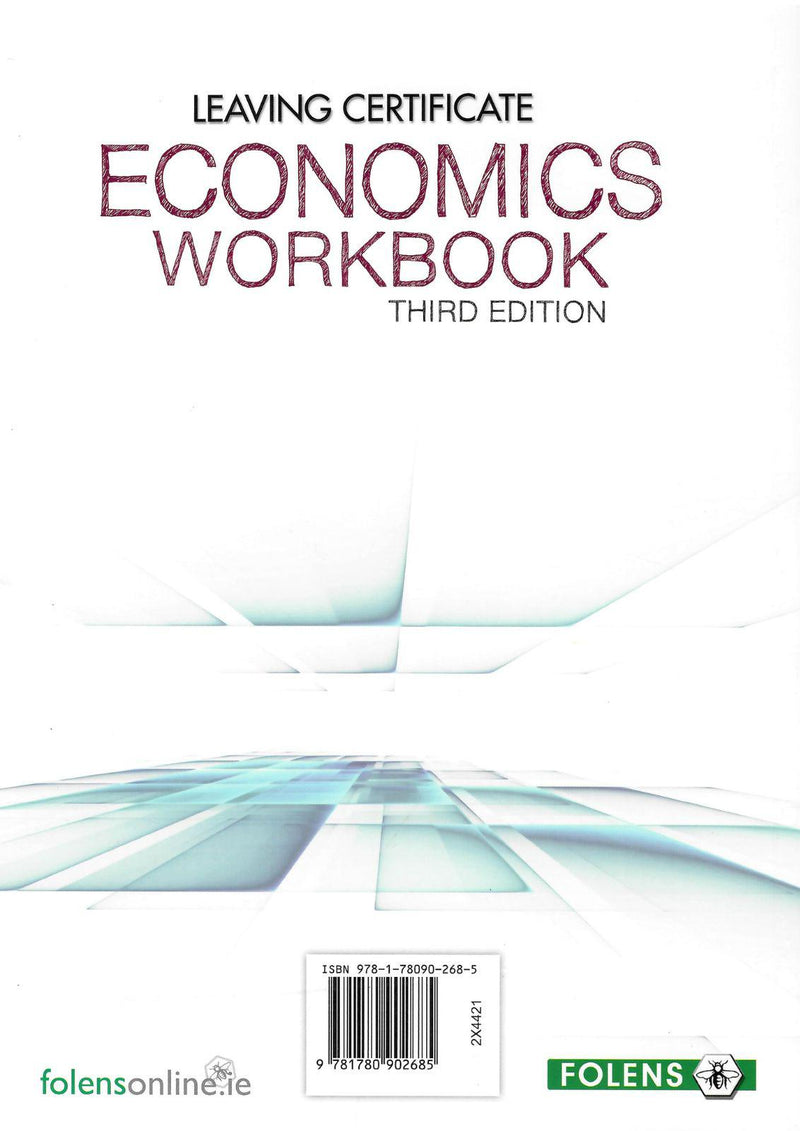 Economics - 3rd Edition - Textbook & Workbook Set by Folens on Schoolbooks.ie