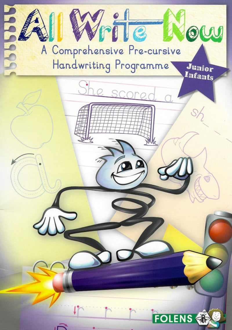 All Write Now - Junior Infants - Textbook & Workbook Set by Folens on Schoolbooks.ie