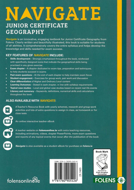 ■ Navigate Junior Cert Geography by Folens on Schoolbooks.ie