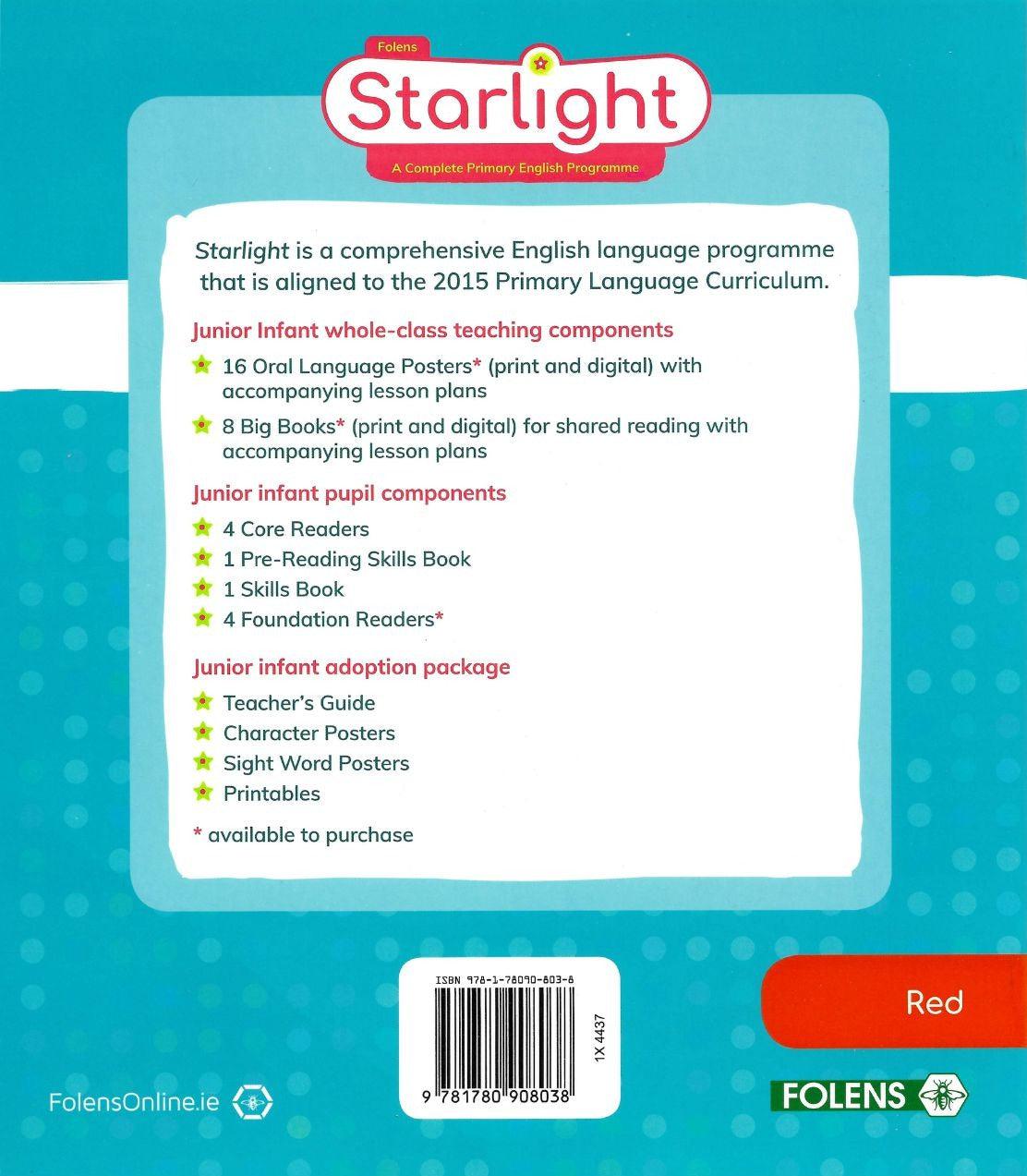 Starlight - Junior Infants Core Reader 1 by Folens on Schoolbooks.ie