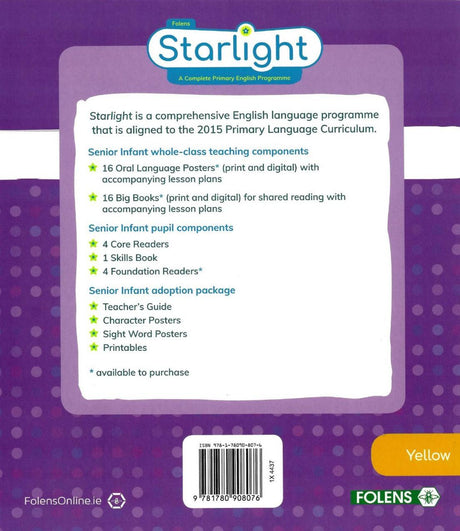 Starlight - Senior Infants Core Reader 1 by Folens on Schoolbooks.ie