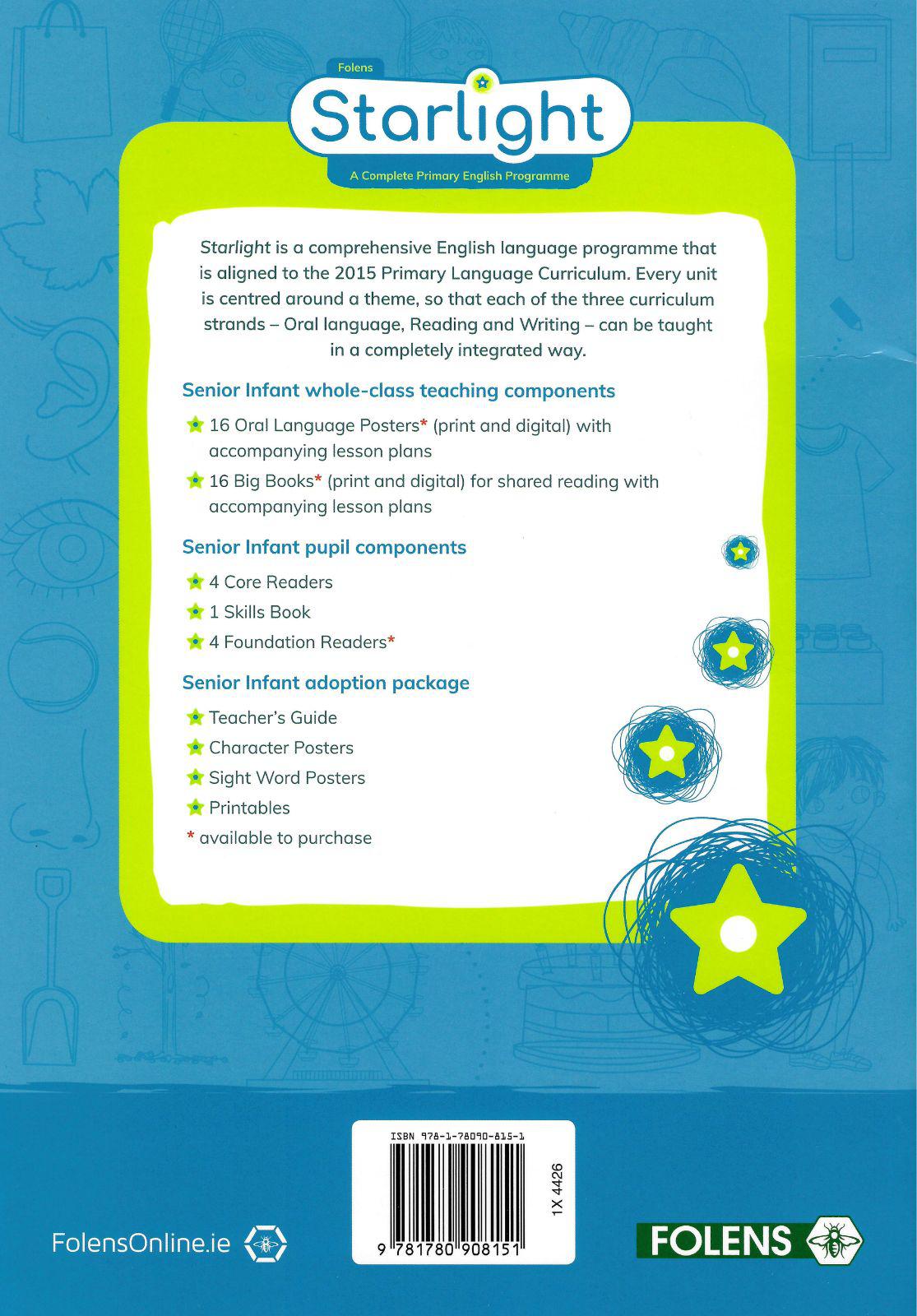 Starlight - Senior Infants Skills Book by Folens on Schoolbooks.ie