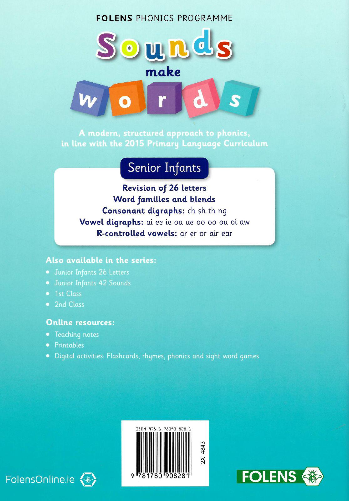 Sounds Make Words - Senior Infants by Folens on Schoolbooks.ie