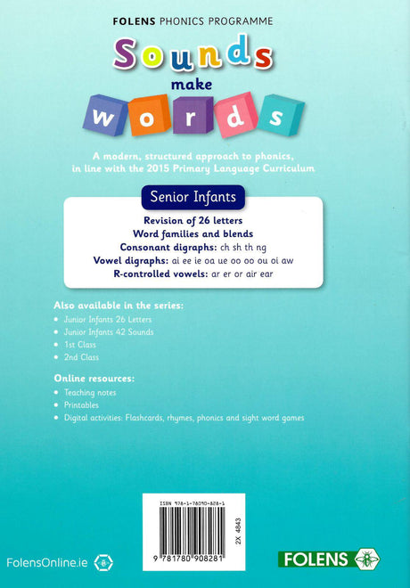 Sounds Make Words - Senior Infants by Folens on Schoolbooks.ie