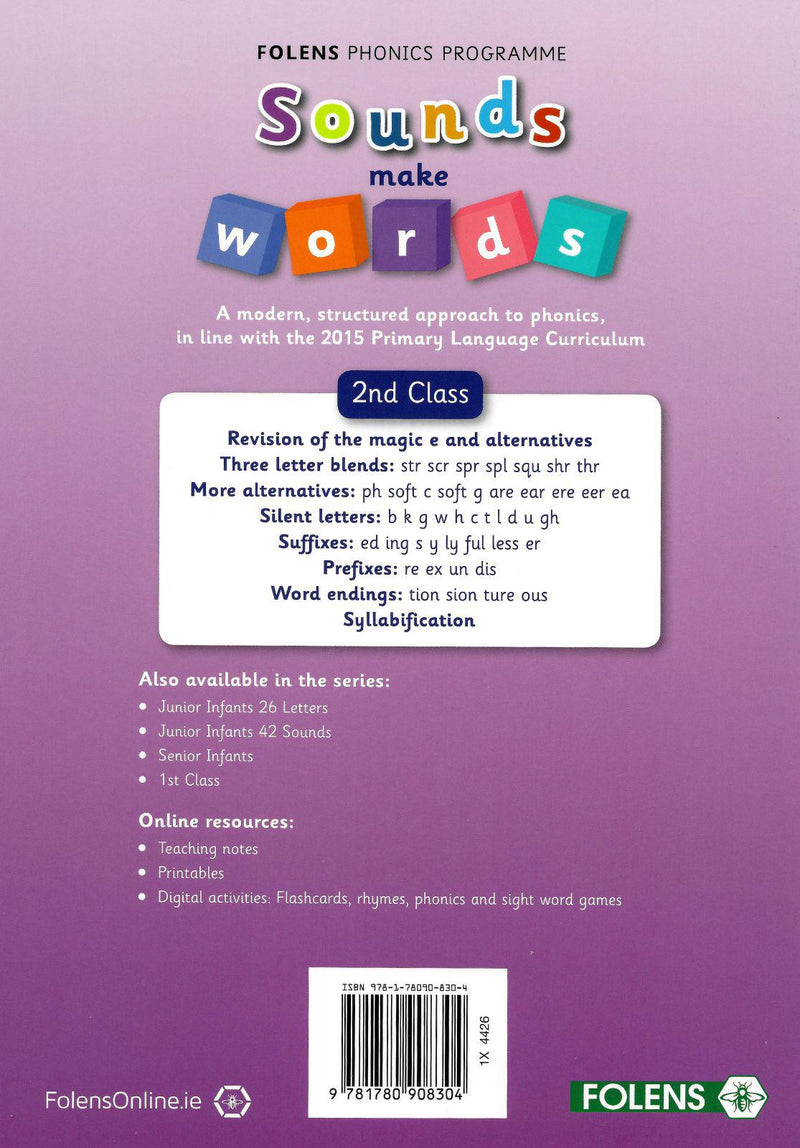 Sounds Make Words - 2nd Class by Folens on Schoolbooks.ie