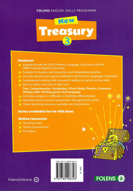 New Treasury - 3rd Class by Folens on Schoolbooks.ie