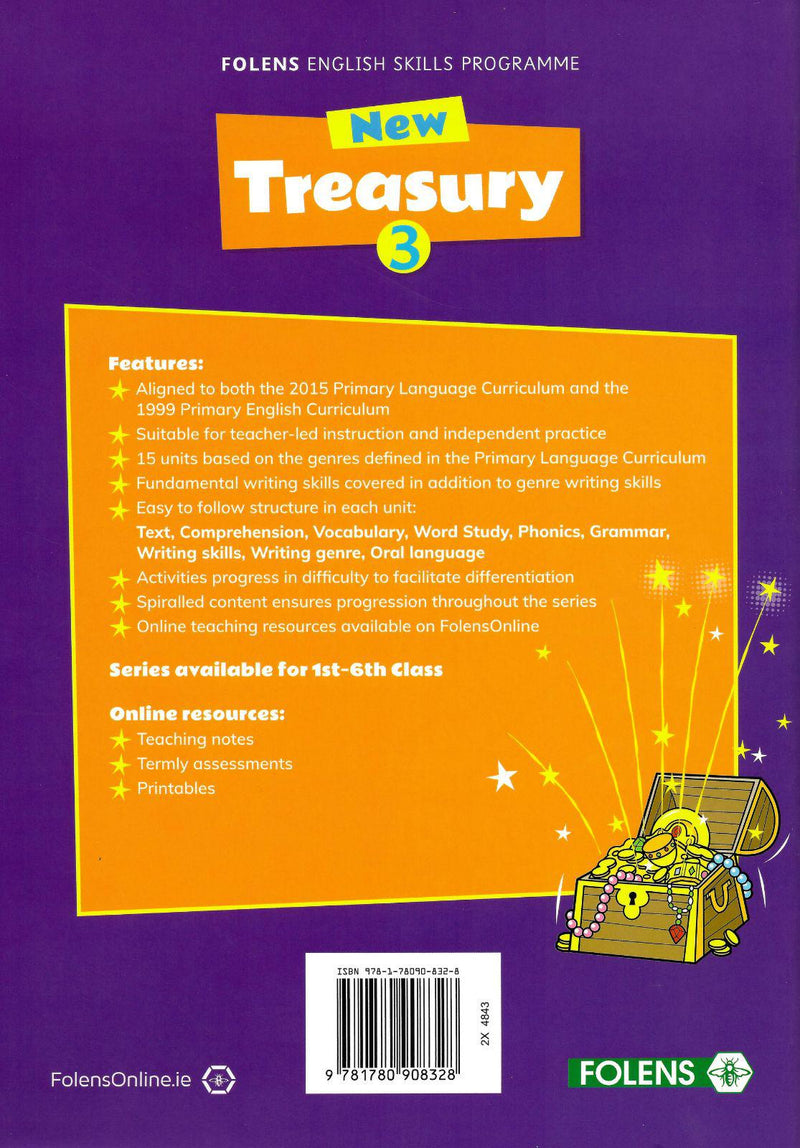 New Treasury - 3rd Class by Folens on Schoolbooks.ie