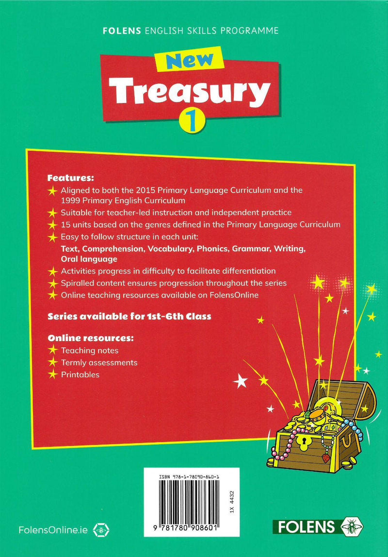 New Treasury - 1st Class by Folens on Schoolbooks.ie