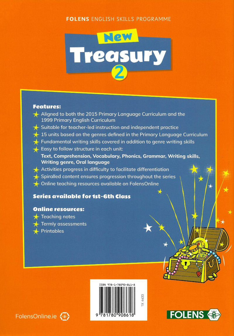 New Treasury - 2nd Class by Folens on Schoolbooks.ie