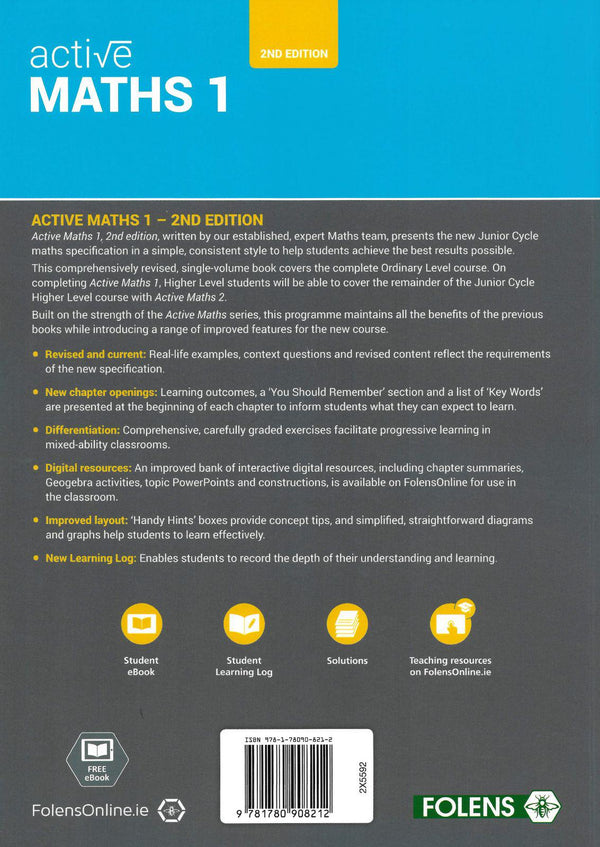 Junior Math Textbook Junior Cycle - Maths - Secondary School | Schoolbooks.ie