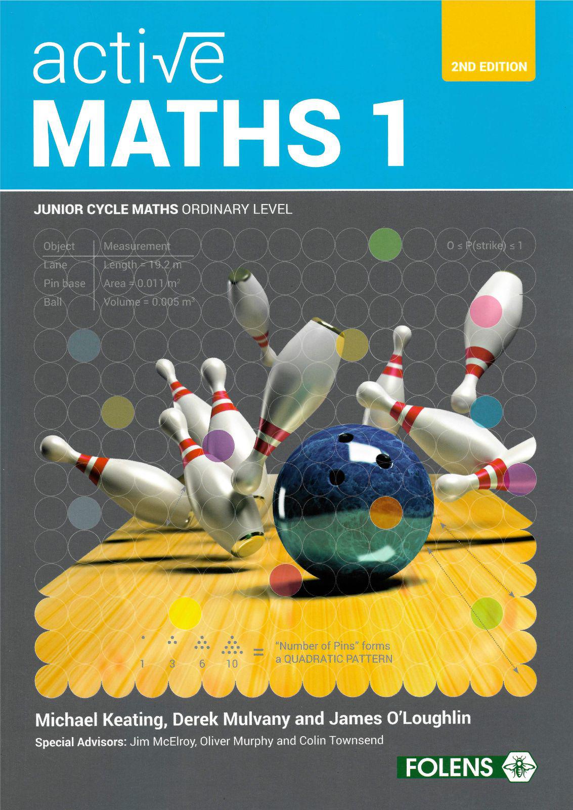 ■ Active Maths 1 - Textbook & Workbook Set - 2nd / Old Edition (2018) by Folens on Schoolbooks.ie