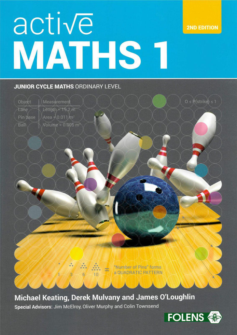 Active Maths 1 - 2nd Edition (2018) - Textbook & Workbook Set by Folens on Schoolbooks.ie