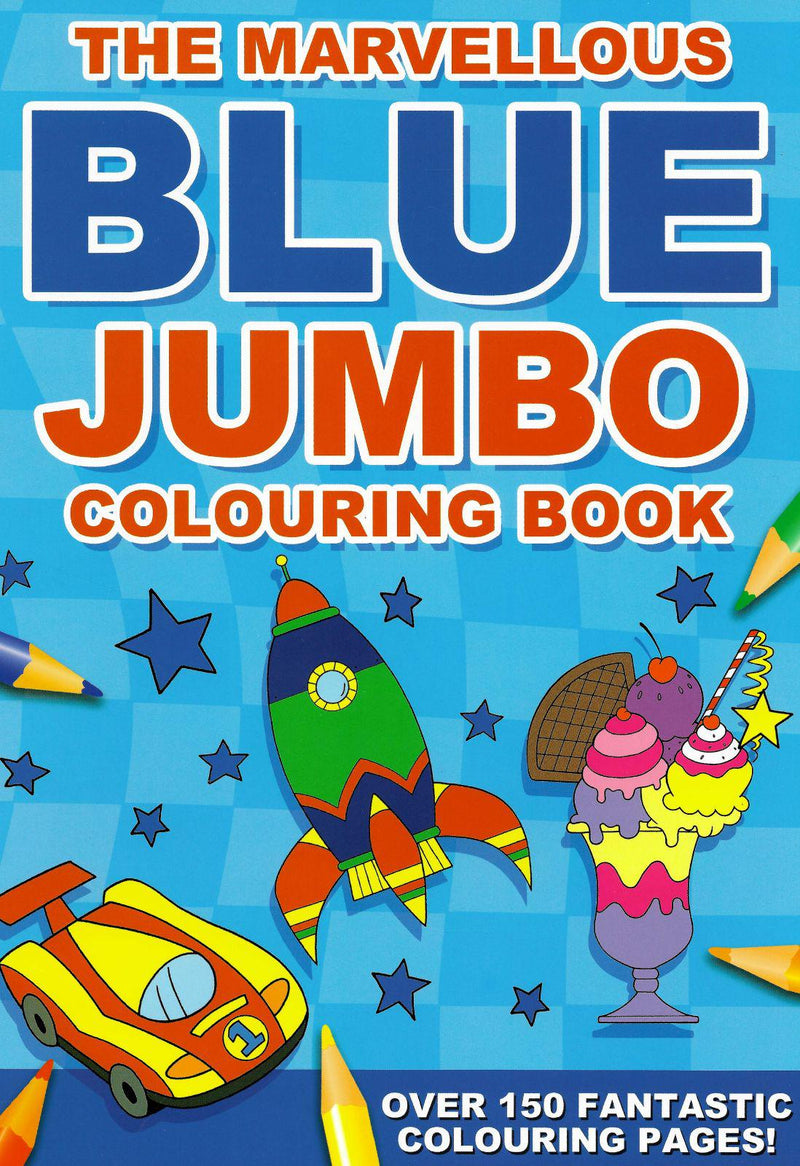The Marvellous Blue Jumbo Colouring Book by Alligator Books on Schoolbooks.ie
