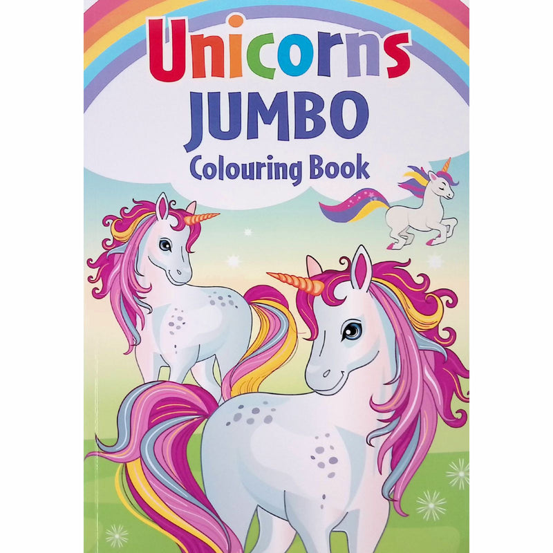 Unicorn Jumbo Colouring Book by Supreme Stationery on Schoolbooks.ie