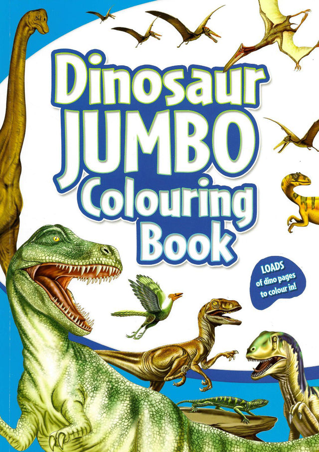 Dinosaur Jumbo Colouring Book by Alligator Books on Schoolbooks.ie