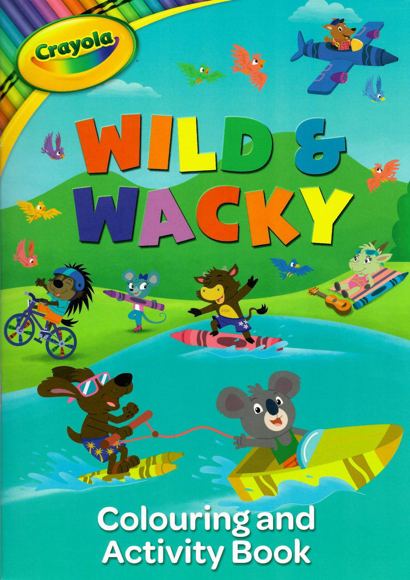 Crayola Wild and Wacky Colouring and Activity Book by Crayola on Schoolbooks.ie