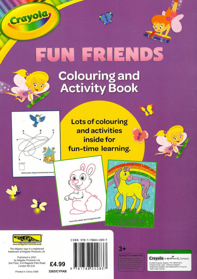 Crayola Fun Friends Colouring and Activity Book by Crayola on Schoolbooks.ie