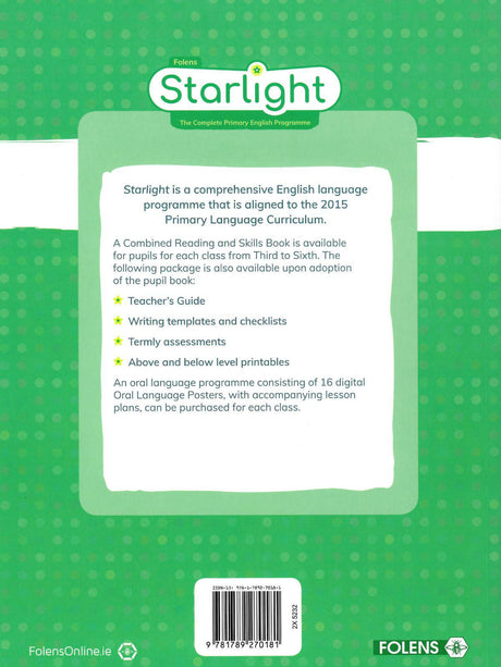 Starlight 5th Class Combined Reading & Skills Book by Folens on Schoolbooks.ie