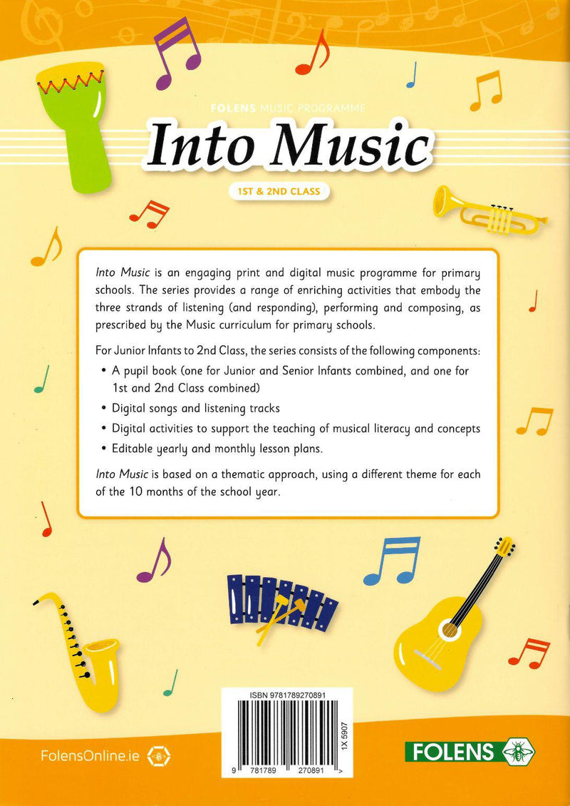 Into Music - 1st Class and 2nd Class by Folens on Schoolbooks.ie