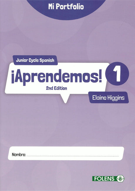 ¡Aprendemos! Book 1 - Mi Portfolio Book Only - 2nd / New Edition (2023) by Folens on Schoolbooks.ie