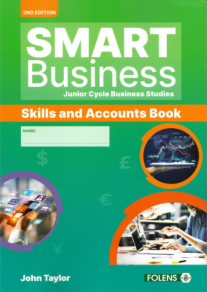 Smart Business - Skills & Accounts Book Only - New Edition (2023) by Folens on Schoolbooks.ie