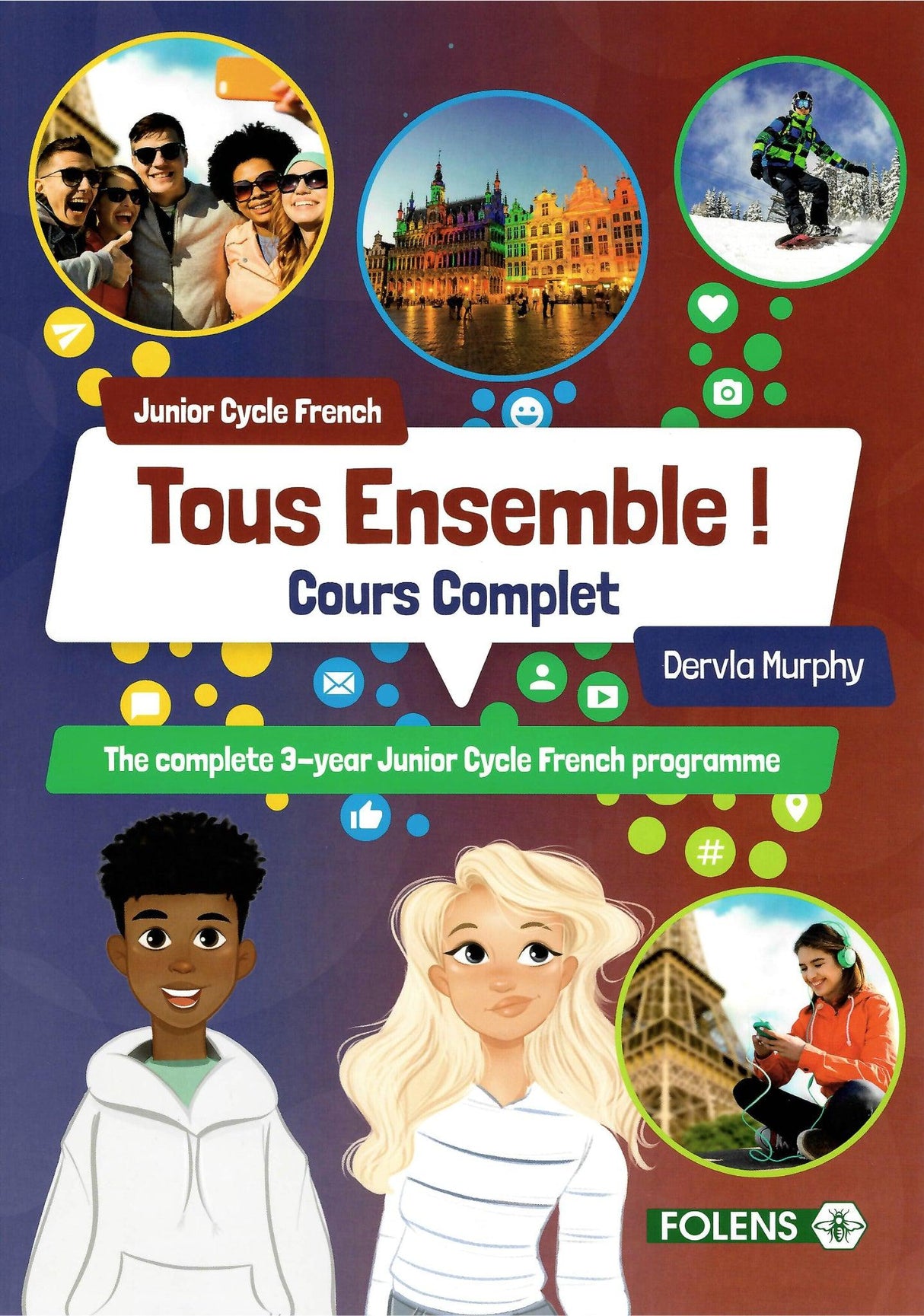 Tous Ensemble - Combined Book 1 & 2 - Textbook & Workbook Set - New Edition (2024) by Folens on Schoolbooks.ie