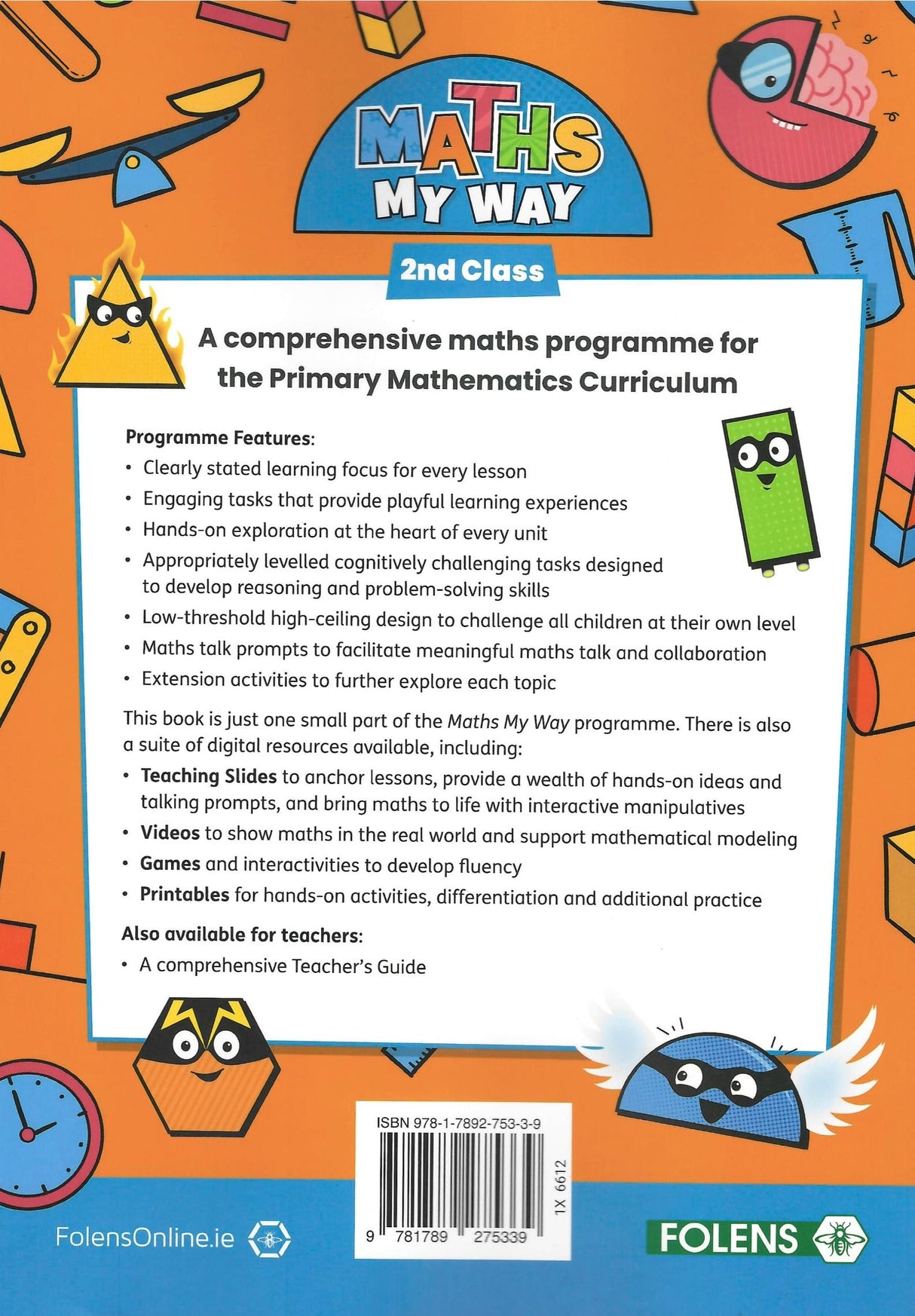 Maths My Way - 2nd Class by Folens on Schoolbooks.ie