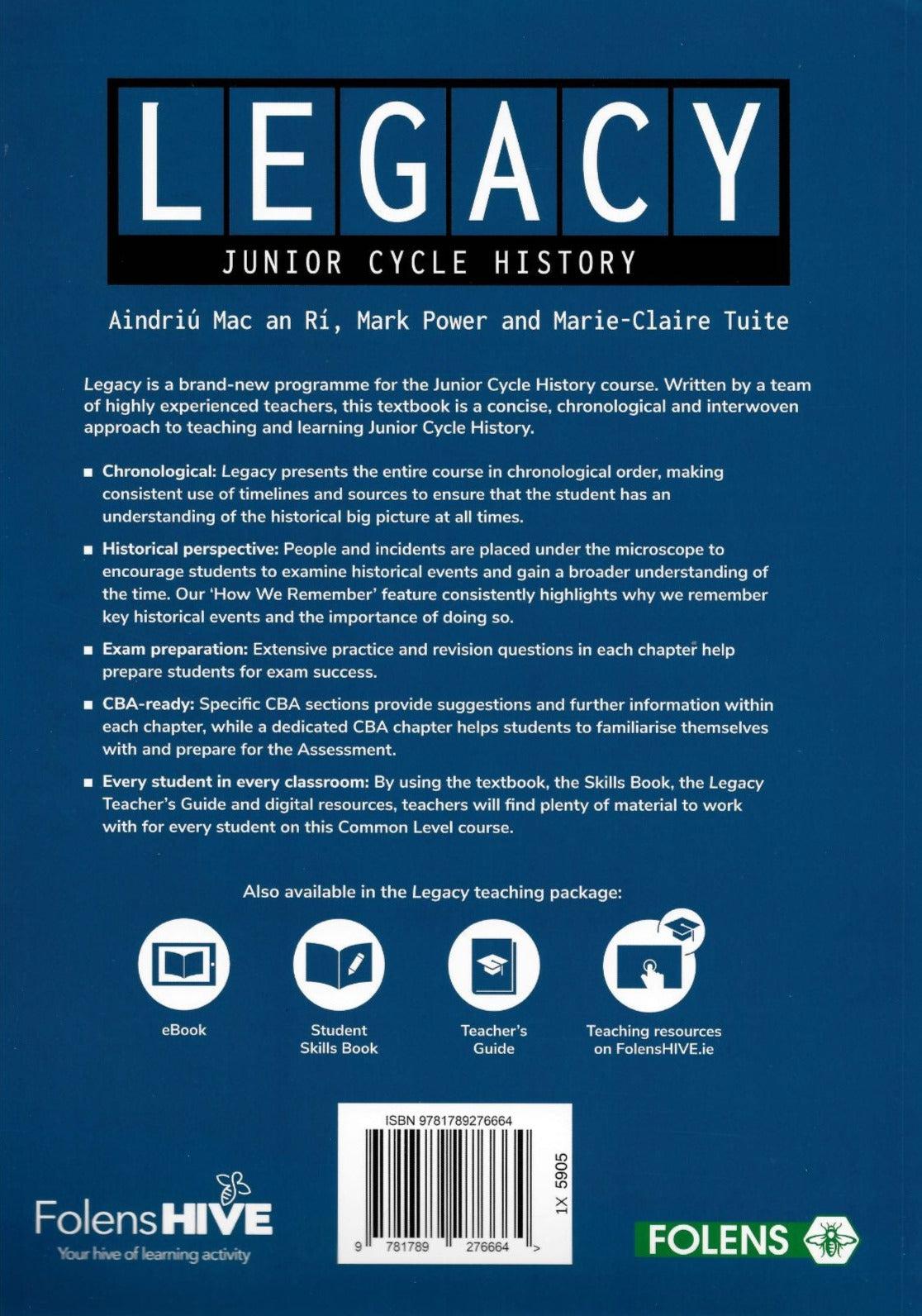 Legacy Book Lessons Legacy - Textbook and Workbook - Set – Schoolbooks.ie