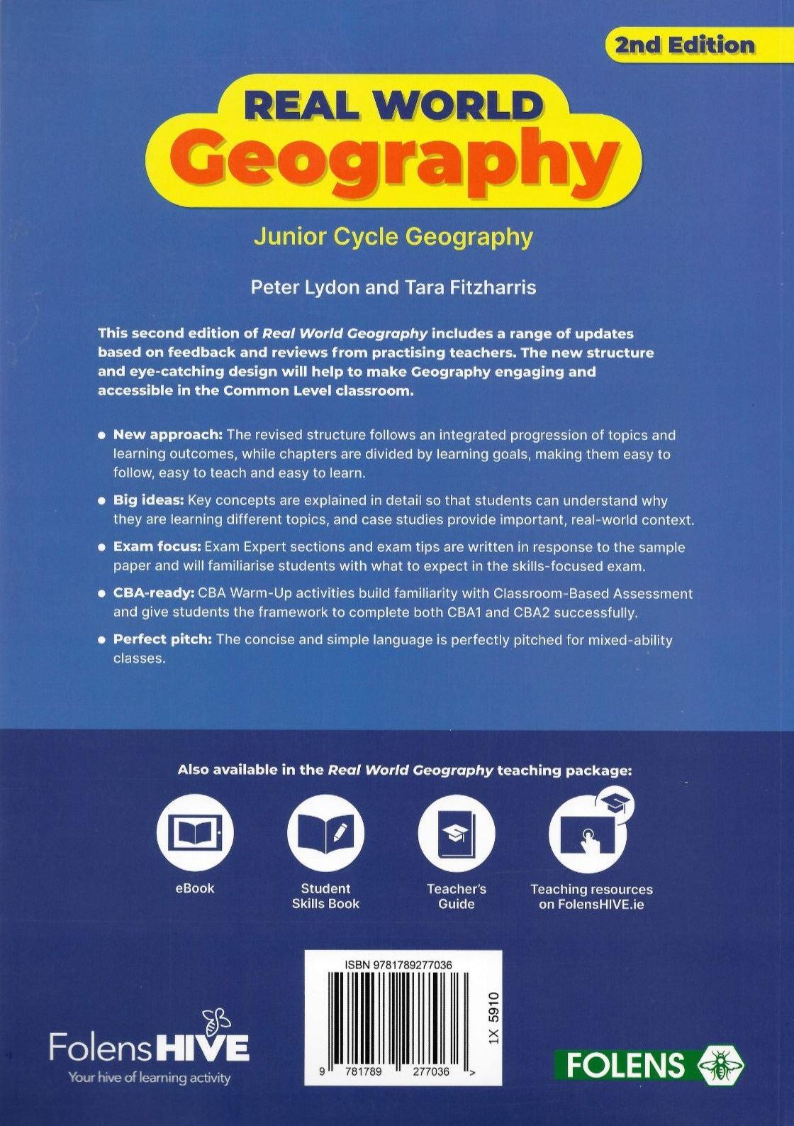 Real World Geography - Textbook Only - 2nd / New Edition (2022) by Folens on Schoolbooks.ie