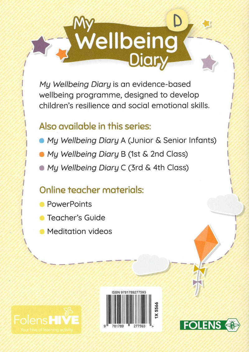 My Wellbeing Diary - D - Fifth Class - Sixth Class by Folens on Schoolbooks.ie