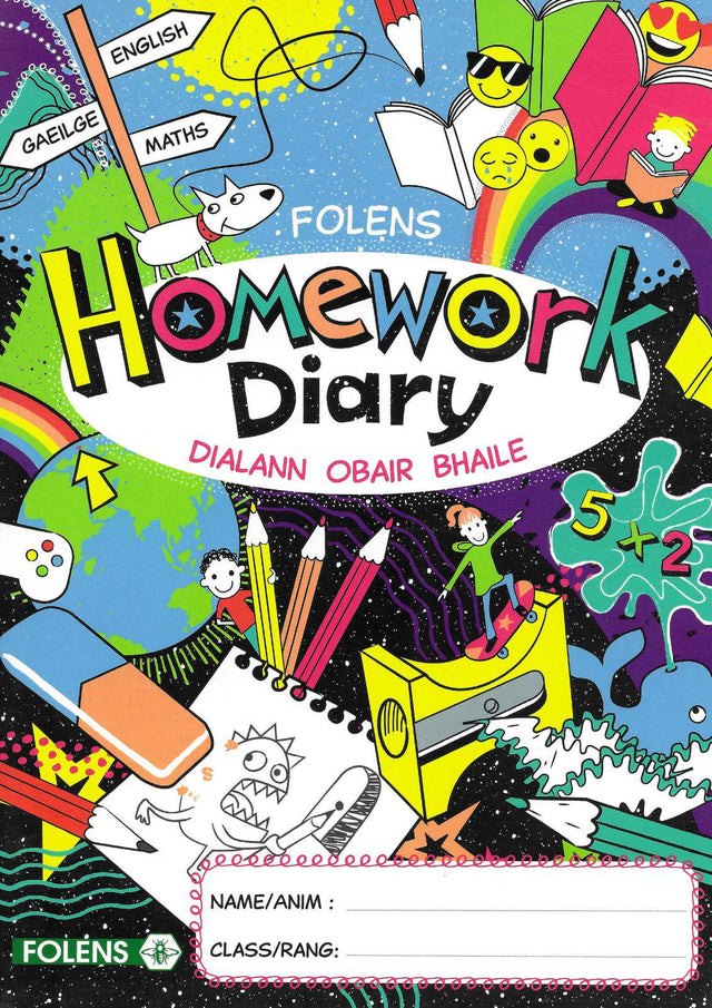 Primary Homework Diary / Journal - New Edition (2021) by Folens on Schoolbooks.ie